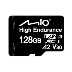 Mio 128 GB microSDXC, V30, U3, A2 paměťová karta Mio 128 GB microSDXC, V30, U3, A2 paměťová karta