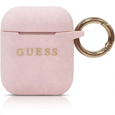 Guess silikonový kryt Airpods světle růžový Guess silikonový kryt Airpods světle růžový