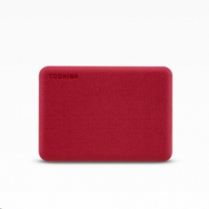 TOSHIBA HDD CANVIO ADVANCE (NEW) 2TB, 2,5", USB 3.2 Gen 1, červená / red