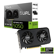 ASUS VGA NVIDIA GeForce RTX 5050 DUAL OC 8G, 8G GDDR6, 3xDP, 1xHDMI ASUS VGA NVIDIA GeForce RTX 5050 DUAL OC 8G, 8G GDDR6, 3xDP, 1xHDMI