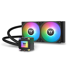 THERMALTAKE Vodní chladič LA240 ARGB, 2x120mm ARGB, LGA1851, AM5, černá