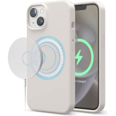 ELAGO silikonový kryt s MagSafe pro iPhone 14 šedý