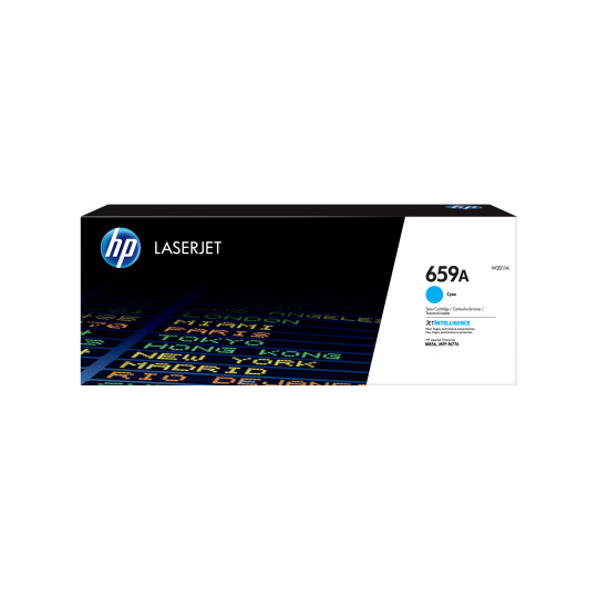 HP 659A Cyan Original LaserJet Toner Cartridge (13,000 pages)
