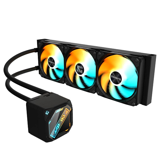 GIGABYTE Vodní chladič GAMING 360, 3x120mm, ARGB, LGA1851, AM5, černá GIGABYTE Vodní chladič GAMING 360, 3x120mm, ARGB, LGA1851, AM5, černá