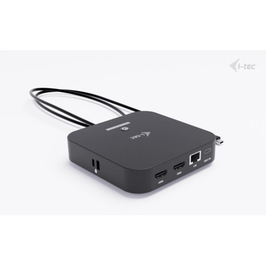 i-tec USB-C Dual HDMI Docking Station with Power Delivery 100W + i-tec Universal Charger 100W
