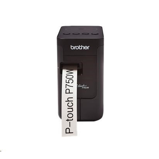 BAZAR - BROTHER tiskárna štítků PT-P750W - 24mm, pásky TZe, WIFI, Profesionální PC Tiskárna Štítků - poškozený obal
