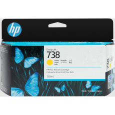 HP 738 130-ml Yellow DesignJet Ink Cartridge HP 738 130-ml Yellow DesignJet Ink Cartridge