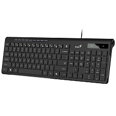 GENIUS klávesnice Slimstar 230 II, Drátová, USB, černá, CZ+SK layout GENIUS klávesnice Slimstar 230 II, Drátová, USB, černá, CZ+SK layout