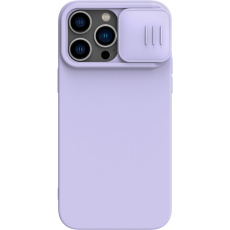 Nillkin CamShield Silky Magnetic Silikonový Kryt pro Apple iPhone 14 Pro Max fialový Nillkin CamShield Silky Magnetic Silikonový Kryt pro Apple iPhone 14 Pro Max fialový