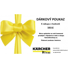 Dárkový poukaz v hodnotě 500,-Kč Dárkový poukaz v hodnotě 500,-Kč