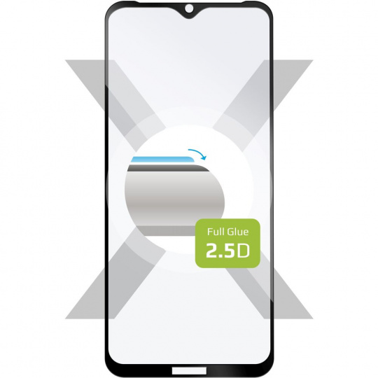 FIXED 2,5D Full-Cover sklo Xiaomi Redmi 9A 2022/9A/9C NFC černé