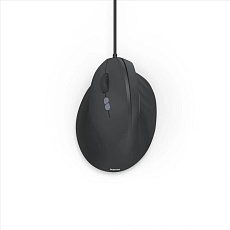 Hama vertikální ergonomická kabelová myš ECM-500L, pro leváky, černá