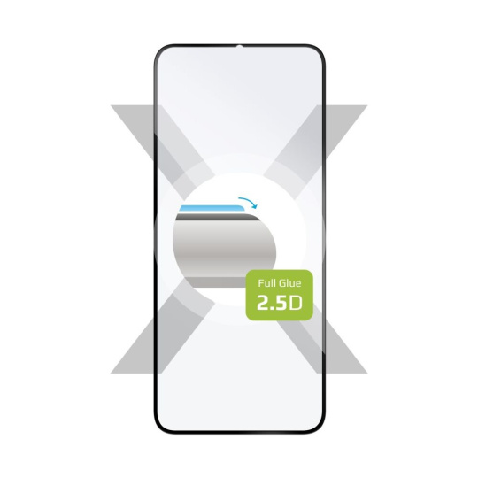 FIXED 2,5D Full-Cover tvrzené sklo Xiaomi Redmi A1/A1S/A1+/A2/A2+ černé