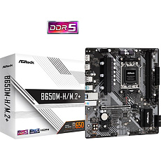 ASRock MB Sc AM5 B650M-H/M.2+, AMD B650, 2xDDR5, 1xDP, 1xHDMI, mATX