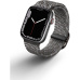 UNIQ Aspen Designer Edition řemínek pro Apple Watch 45/44/42mm Pebble Grey