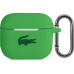 Lacoste Liquid Silicone Glossy Printing Logo Pouzdro pro Airpods 3 Green