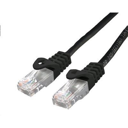 C-TECH kabel patchcord Cat6, UTP, černý, 0,25m C-TECH kabel patchcord Cat6, UTP, černý, 0,25m