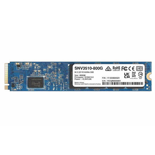 BAZAR - Synology M.2 22110 SSD SNV3510-800G (NAS) (800GB, NVMe) - rozbaleno BAZAR - Synology M.2 22110 SSD SNV3510-800G (NAS) (800GB, NVMe) - rozbaleno