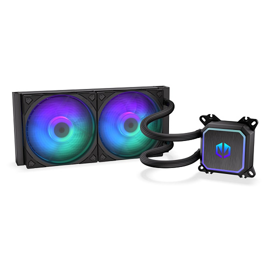 ENDORFY Vodní chladič Navis F240 ARGB, 2x120mm, LGA1851, AM5, černá ENDORFY Vodní chladič Navis F240 ARGB, 2x120mm, LGA1851, AM5, černá