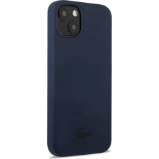 Lacoste Liquid Silicone Glossy Printing Logo Kryt pro iPhone 13 Navy