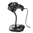 POŠKOZENÝ OBAL - Zebra čtečka DS2208, 2D čtečka čarového kódu, KIT, black, USB-HID + stojan