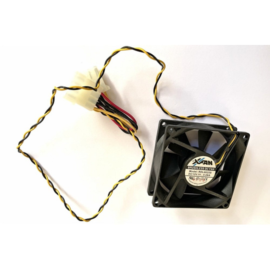 EUROCASE ventilátor 80mm, 12V/0,08A (molex) EUROCASE ventilátor 80mm, 12V/0,08A (molex)