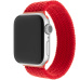 FIXED provlékací nylonový řemínek Apple Watch 38/40/41mm L červený