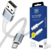 3mk Hyper Cable N-SERIES A to Micro 1m 5V/2.4A 12W White / Black