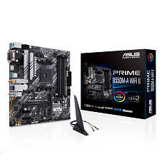 BAZAR - ASUS MB Sc AM4 PRIME B550M-A WIFI II, AMD B550, 4xDDR4, 1xHDMI, 1xDVI, 1xVGA, WI-FI, mATX, (Bez příslušenství) BAZAR - ASUS MB Sc AM4 PRIME B550M-A WIFI II, AMD B550, 4xDDR4, 1xHDMI, 1xDVI, 1xVGA, WI-FI, mATX, (Bez příslušenství)