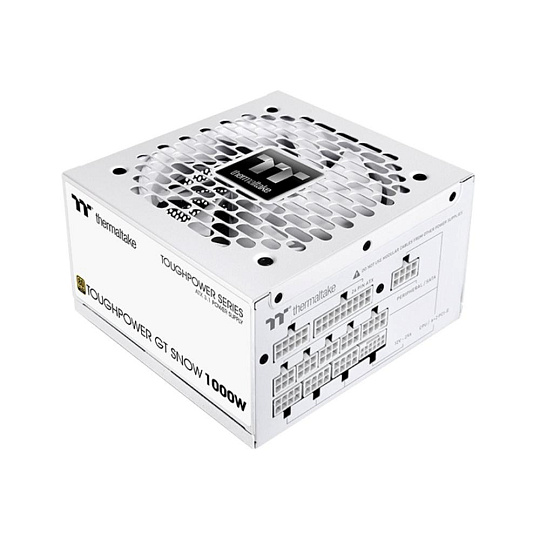 THERMALTAKE zdroj 1000W Toughpower GT, 120mm, Plně modulární, 80+ Gold, bílá