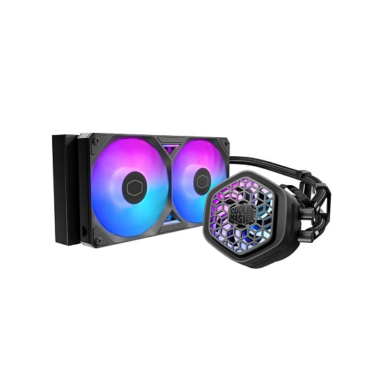 Cooler Master vodní chladič MasterLiquid Atmos II VRM 240, 2x120mm, LGA1851, AM5, černá
