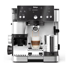 Ninja ES501EU Luxe™ Essential, kávovar 2v1, integrovaný mlýnek, váha, Barista Assist, automatické pěnění mléka