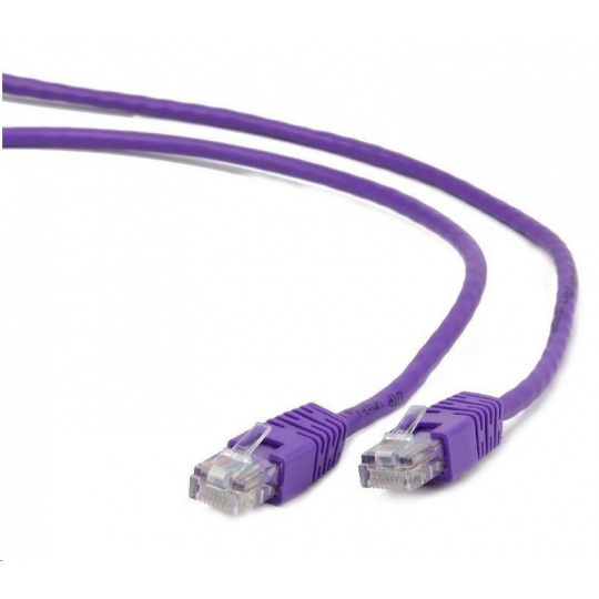 GEMBIRD kabel patchcord Cat5e UTP 0,25m, fialový