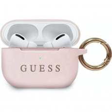 Guess silikonový kryt Airpods Pro světle růžový Guess silikonový kryt Airpods Pro světle růžový