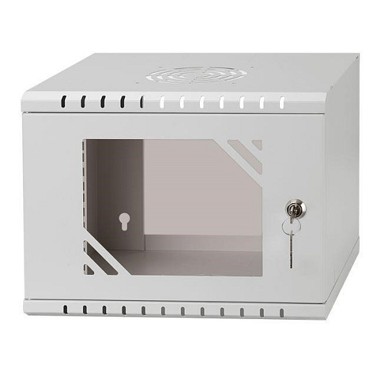 LEXI-Net 10" nástěnný rozvaděč Basic 4U 292x300, skleněné dveře, bez zad, svařovaný, šedý LEXI-Net 10" nástěnný rozvaděč Basic 4U 292x300, skleněné dveře, bez zad, svařovaný, šedý