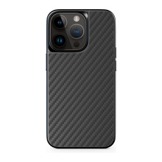 EPICO Hybrid Carbon MagSafe Case iPhone 14 Plus černý
