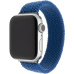 FIXED provlékací nylonový řemínek Apple Watch 38/40/41mm XS modrý