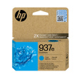 HP 937e EvoMore Cyan Original Ink Cartridge (1,650 pages)
