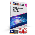 Bitdefender Total Security - 5 zařízení na 3 roky- elektronická licence do emailu