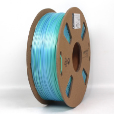GEMBIRD Tisková struna (filament) PLA, 1,75mm, 1kg, silk rainbow, modrá/zelená GEMBIRD Tisková struna (filament) PLA, 1,75mm, 1kg, silk rainbow, modrá/zelená
