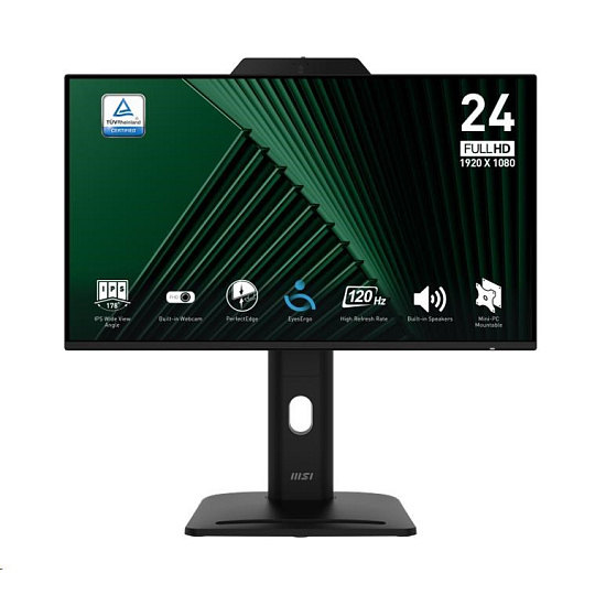 MSI LCD PRO MP242PMG, 23.8", 1920 x 1080, IPS, 120Hz, 300nits, VESA 100x100, Black