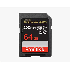 SanDisk SDXC karta 64GB Extreme PRO (200 MB/s Class 10, UHS-I U3 V30) SanDisk SDXC karta 64GB Extreme PRO (200 MB/s Class 10, UHS-I U3 V30)