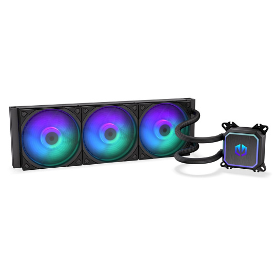 ENDORFY Vodní chladič Navis F360 ARGB, 3x120mm, LGA1851, AM5, černá ENDORFY Vodní chladič Navis F360 ARGB, 3x120mm, LGA1851, AM5, černá