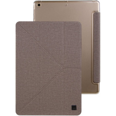 UNIQ Yorker Kanvas Plus pouzdro se stojánkem Apple iPad Mini 4/5 (2019) béžové