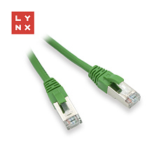 LYNX FTP patch kabel Cat5e PVC, CCA, 1m, zelený (balení obsahuje 10ks) LYNX FTP patch kabel Cat5e PVC, CCA, 1m, zelený (balení obsahuje 10ks)