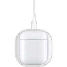 FIXED PodsPad nabíječka pro bezdrátová sluchátka, 5W, bílá
