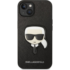 Karl Lagerfeld PU Saffiano Karl Head kryt iPhone 14 Plus černý
