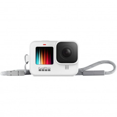 GoPro silikonové pouzdro + šnůrka HERO9/HERO10 bílé GoPro silikonové pouzdro + šnůrka HERO9/HERO10 bílé