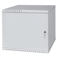 LEXI-Net 19" nástěnný rozvaděč Basic 9U, šířka 525mm, hloubka 450mm, plechové dveře, bez zad, rozložený, šedý LEXI-Net 19" nástěnný rozvaděč Basic 9U, šířka 525mm, hloubka 450mm, plechové dveře, bez zad, rozložený, šedý