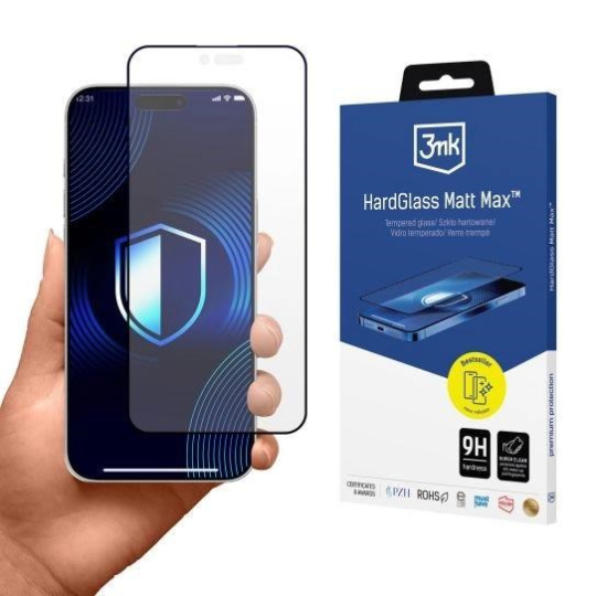 3mk HardGlass Matt Max pro Apple Iphone 17 Pro Max 3mk HardGlass Matt Max pro Apple Iphone 17 Pro Max